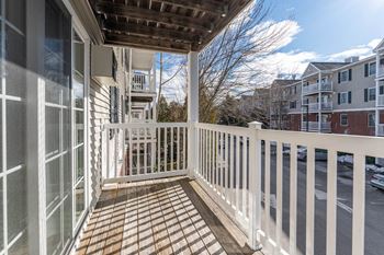 Balconies on each apartment